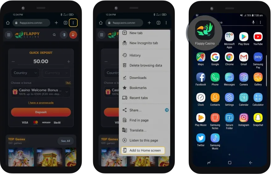 Da app o sito mobile: eventuali differenze