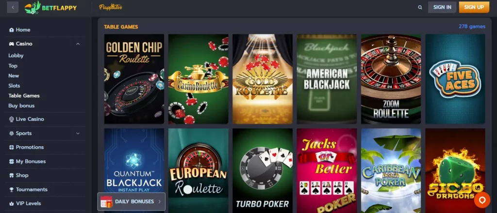Live casino: tavoli con dealer e game show (se disponibili)