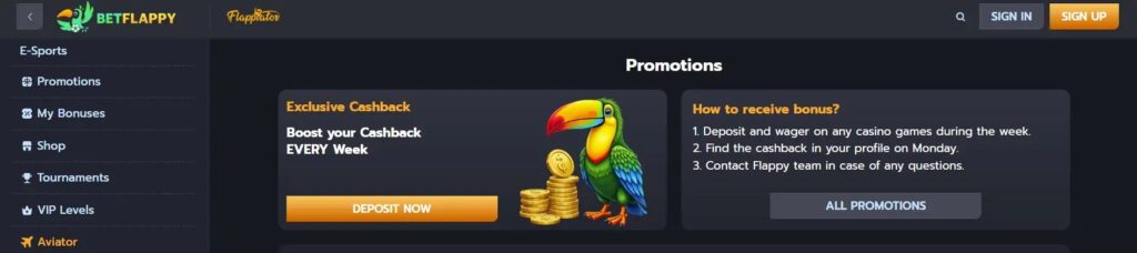 Cashback e iniziative fedeltà/VIP (se presenti)